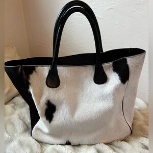 Mark & Graham Telluride Handbag in the cowhide style